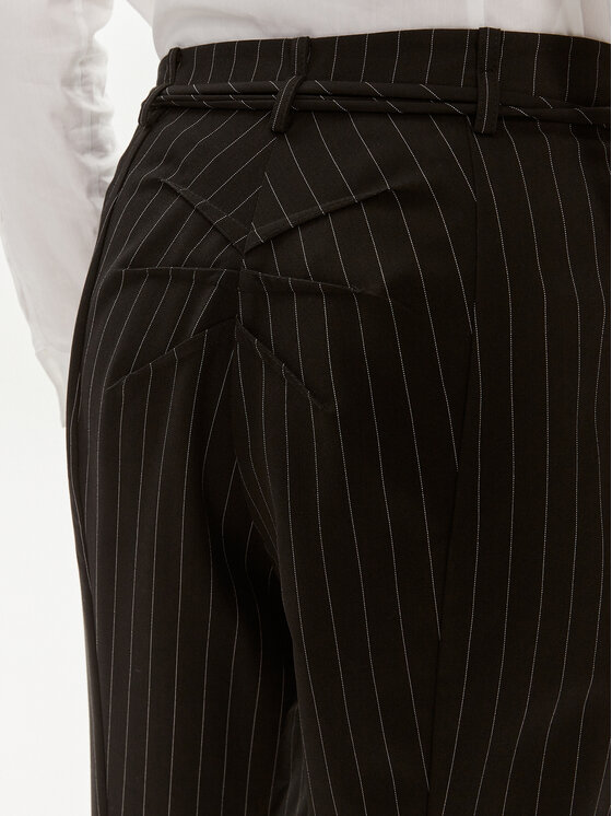Patrizia Pepe Patrizia Pepe Pantaloni di tessuto 8P0614/A457-F1OO Nero Regular Fit