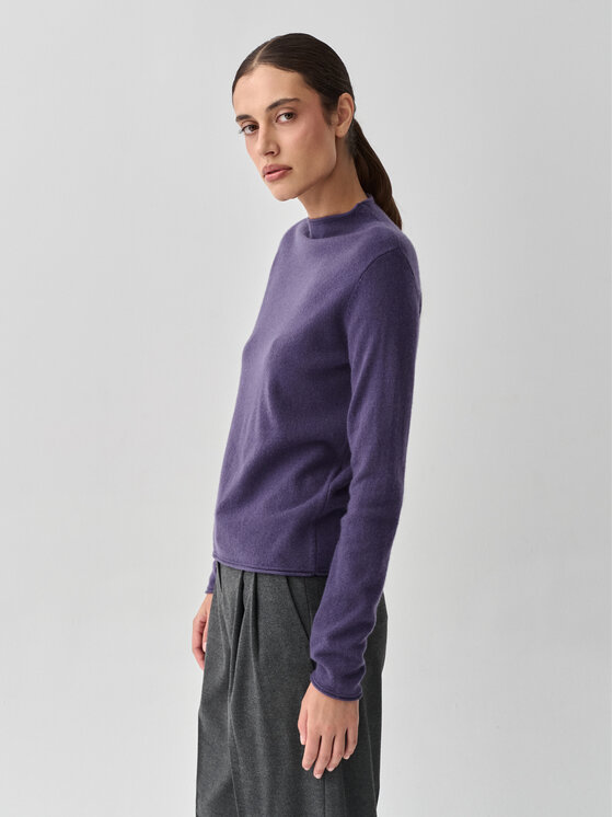 TATUUM TATUUM Sweter NENKO Fioletowy Classic Fit