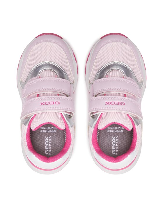 Geox Baskets Hautes B MIRROLESS GIRL A Fille Bleu | Sarenza France