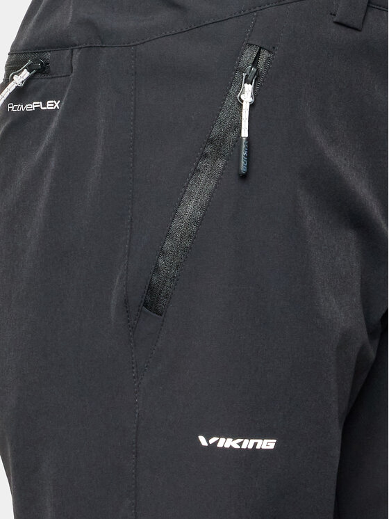 Viking Viking Szorty sportowe Expander Shorts Lady 800/24/2409 Czarny Regular Fit