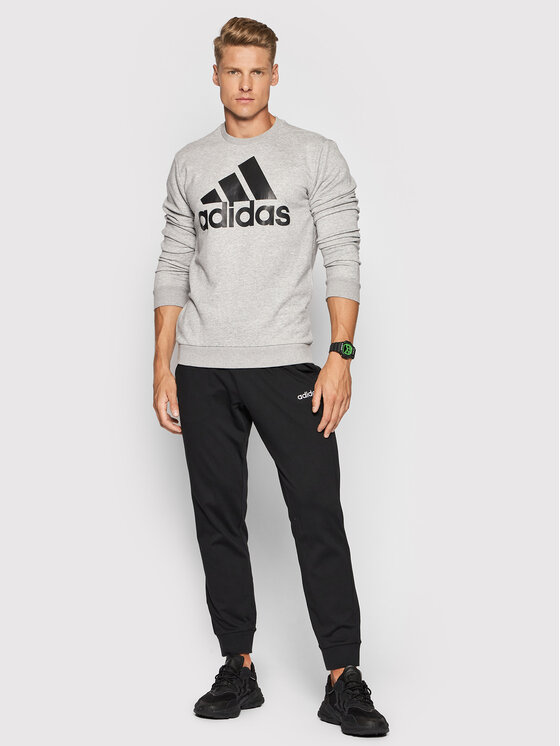 adidas Bluza Essential GK9077 Szary Regular Fit • Modivo.pl