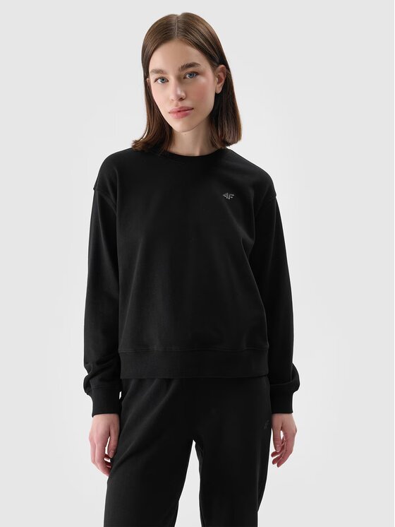 4F 4F Mikina 4FWMM00TSWSF1765-20S Černá Regular Fit