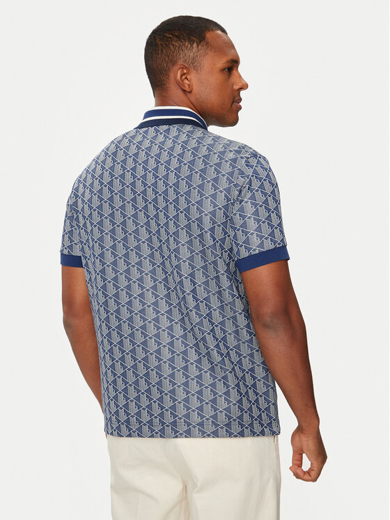 Lacoste Lacoste Поло DH1417 Cиній Slim Fit