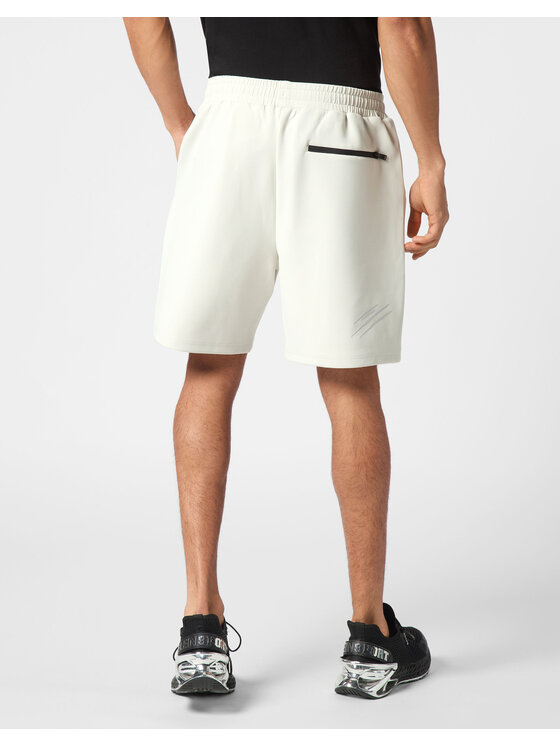 Plein Sport Plein Sport Pantaloncini 22429 Grigio Jogger Fit