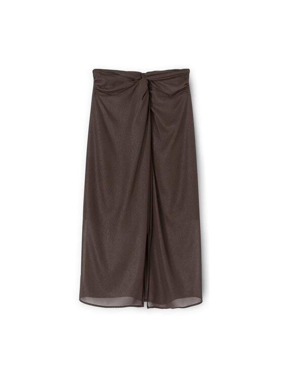 Motivi Motivi Gonna midi 1225Q001073N022 Marrone Regular Fit