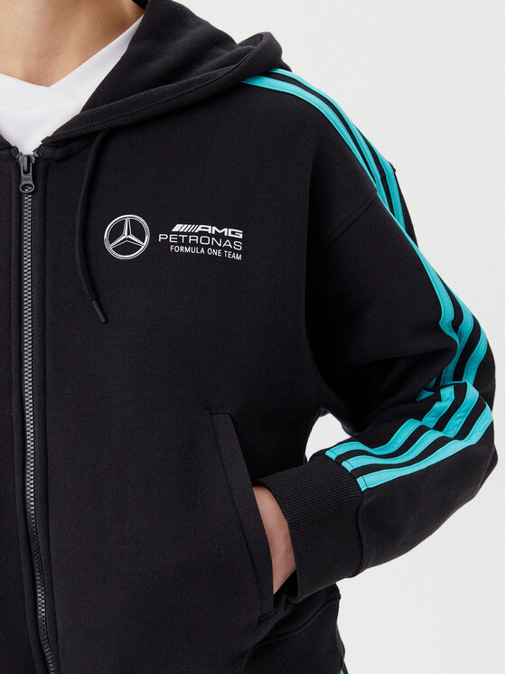 adidas adidas Sweatshirt Mercedes - AMG Petronas Formula One Team DNA JV5436 Schwarz Loose Fit