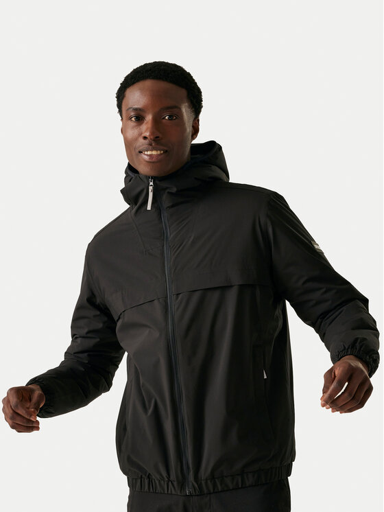 Regatta Nepremokavá bunda Wiltom RMP391 Čierna Regular Fit