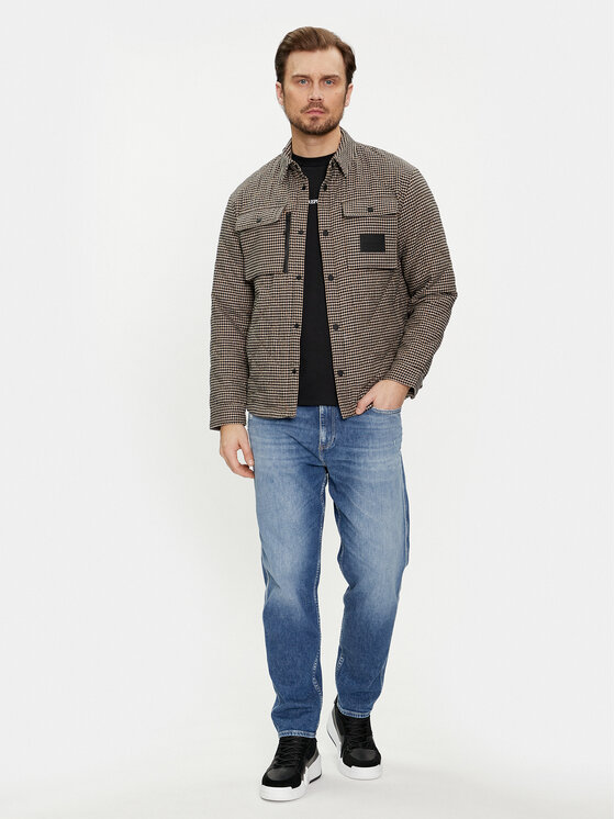 REPLAY REPLAY Kurtka koszulowa M8361A.000.52630 Brązowy Regular Fit