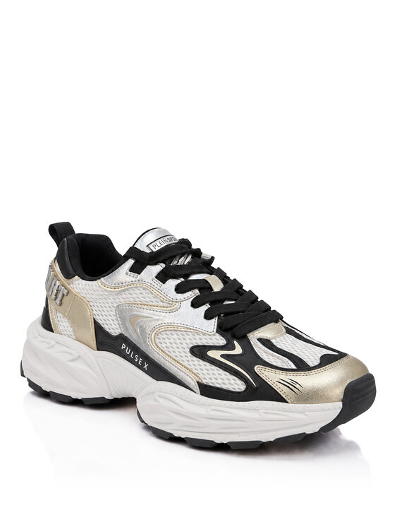 Plein Sport Plein Sport Sneakersy 31535 Strieborná