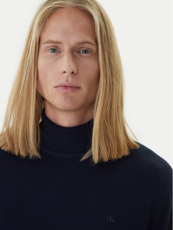 Calvin Klein Calvin Klein Гольф LV04LD317G Голубий Regular Fit