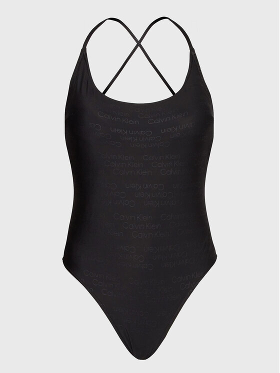Calvin Klein Swimwear Calvin Klein Swimwear Kupaći kostim KW0KW01895 Crna