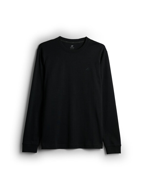 4F 4F Longsleeve casual Szary ciemny Regular Fit