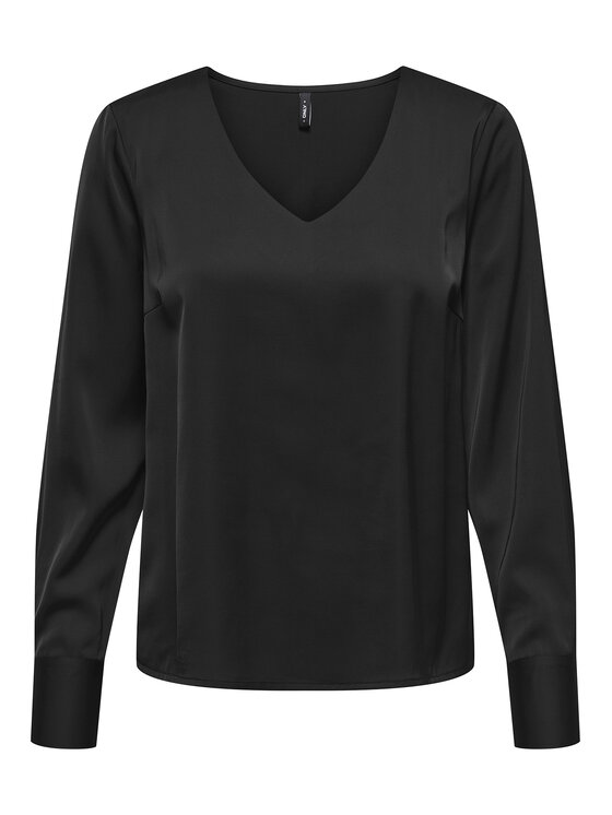 ONLY ONLY Bluse Mika 15361191 Schwarz Regular Fit