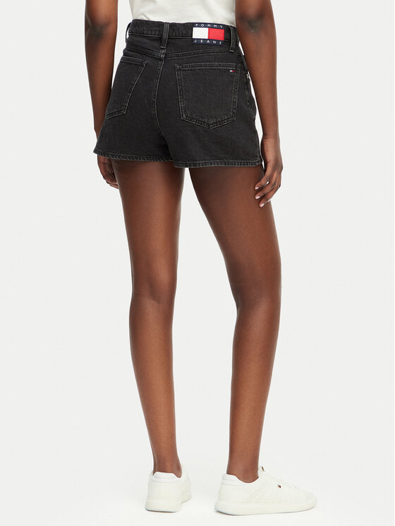 Tommy Jeans Tommy Jeans Дънкови шорти DW0DW23057 Черен Regular Fit