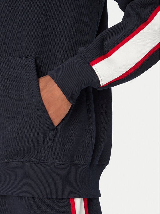 Tommy Hilfiger Tommy Hilfiger Суитшърт Pique H Badge MW0MW44957 Тъмносин Regular Fit
