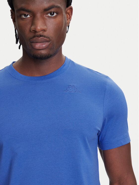 Kappa Kappa Majica Logo Korpo Cafers 304J150 Modra Slim Fit