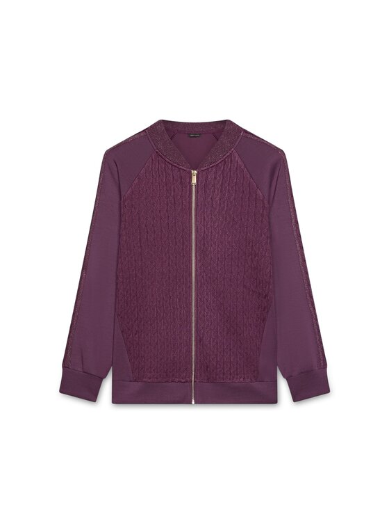 Fiorella Rubino Fiorella Rubino Felpa G824L008617N039 Viola Regular Fit