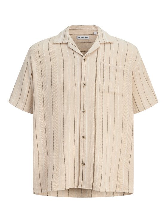 Jack & Jones Jack & Jones Košeľa Bradley 12290119 Béžová Regular Fit