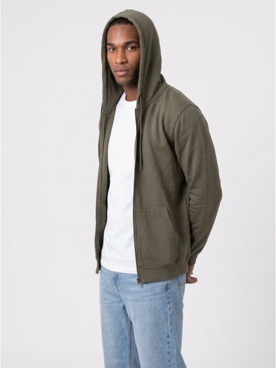 Urban City Urban City Bluza Klasyczna na co dzień 133343 Zielony Regular Fit