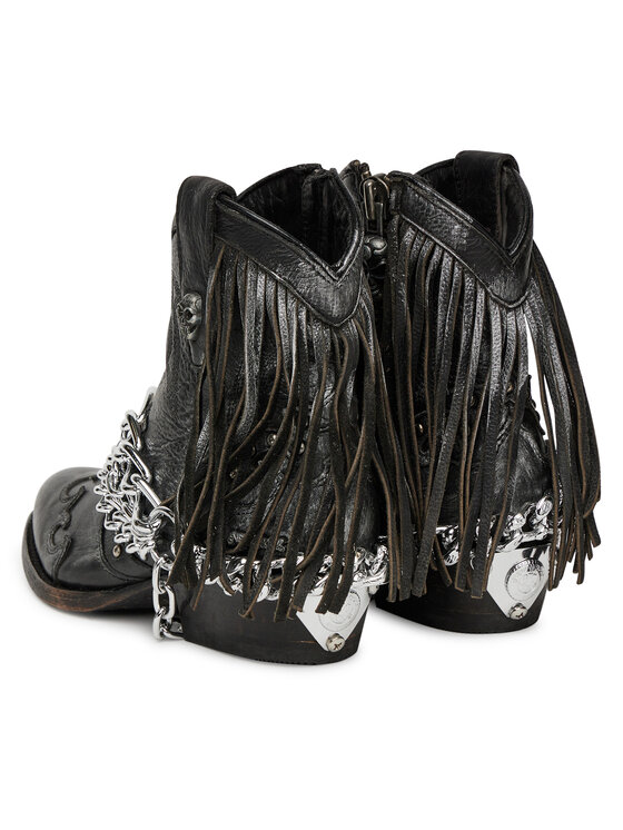 NEW ROCK NEW ROCK Kaubojiški batai M-WSTM003TES-S1 Juoda