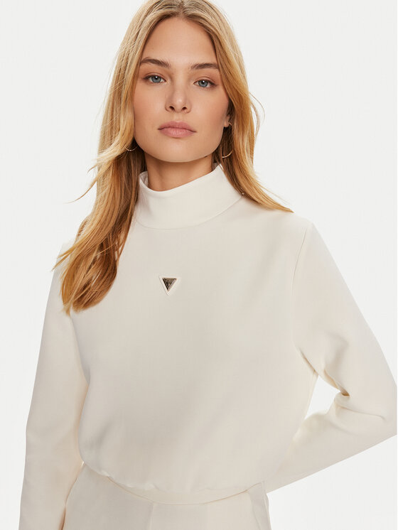 Guess Guess Džemperis Olympe V4YQ05 KCAY2 Kreminė Regular Fit