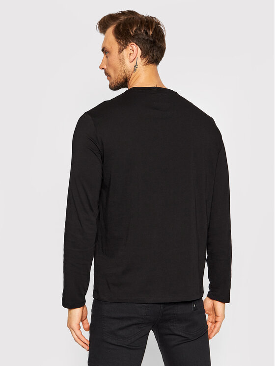 Armani Exchange Armani Exchange Longsleeve 8NZTPL ZJH4Z 1200 Czarny Regular Fit
