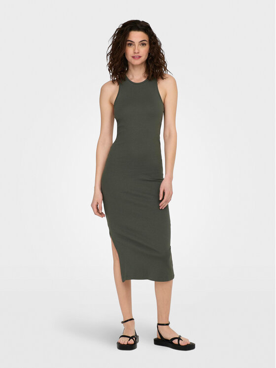 ONLY ONLY Kasdieninė suknelė Belfast 15270619 Žalia Slim Fit