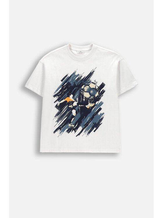 Coccodrillo Coccodrillo T-Shirt WC6143201MBJ-001 Bílá Regular Fit