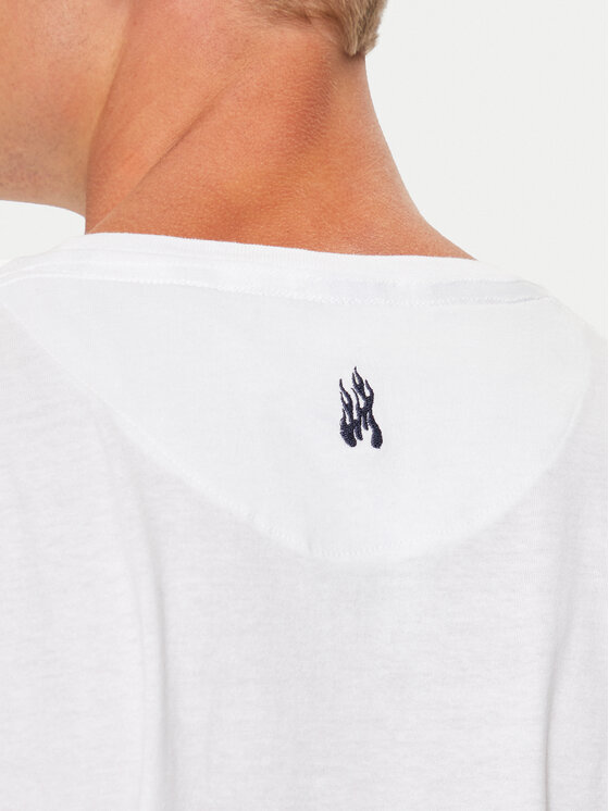 Brave Soul Brave Soul T-shirt MTS-149SKEN Bianco Regular Fit