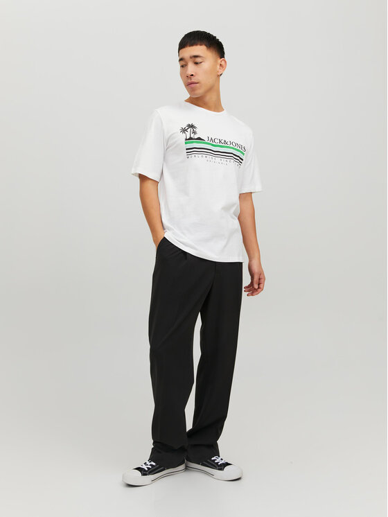 T-shirt 12235154 Bianco Standard Fit