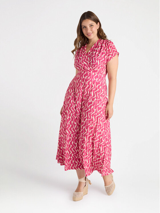 Fiorella Rubino Fiorella Rubino Abito da sera 7009L001176N0S9 Rosa A-Line Fit