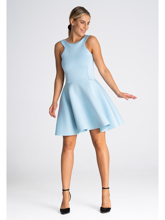 FIGL FIGLFIGL Vestito M973 Blu Regular Fit