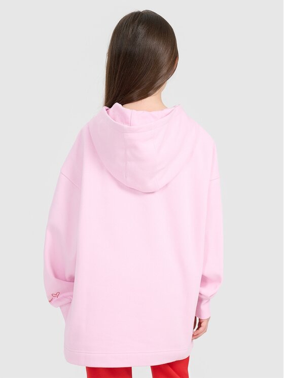 4F 4F Μπλούζα 4FJRAW25TSWSF2429-56S Ροζ Oversize