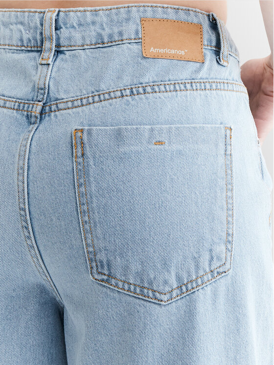 Jeans Cartagena Blu Wide Low-Rise