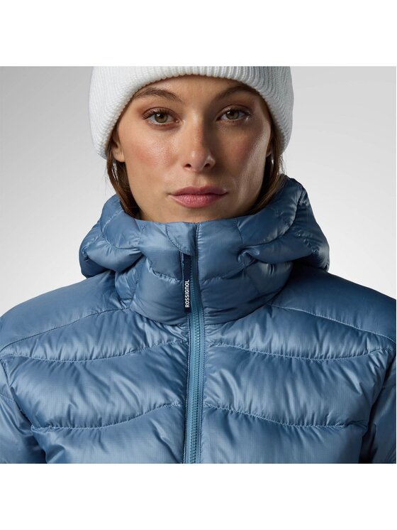 Rossignol Rossignol Kurtka outdoor W Verok Down Hoodie Jacket Niebieski Regular Fit