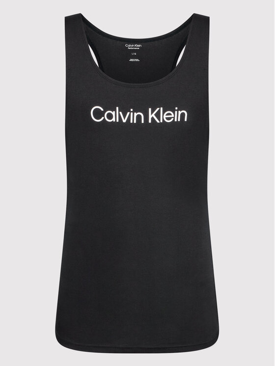 Calvin Klein Performance Tank top 00GMT2K105 Czarny Regular Fit