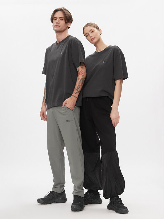 Jack Wolfskin Jack Wolfskin T-Shirt Eschenheimer T 1809092 Czarny Regular Fit