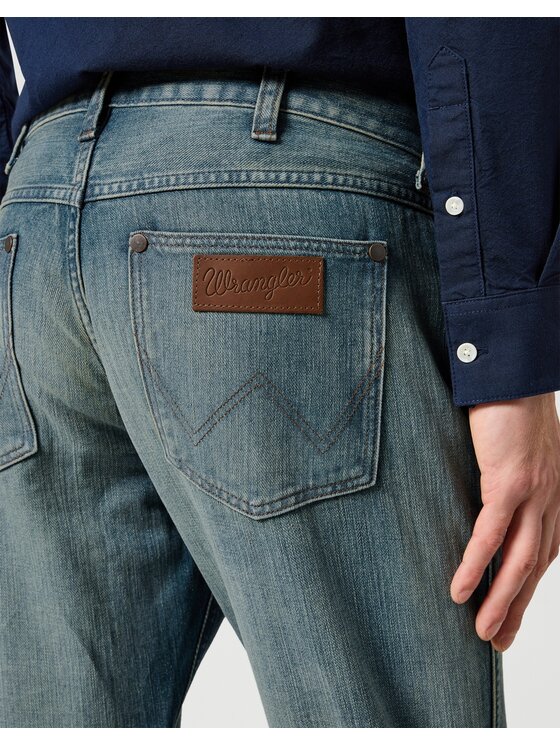 Wrangler Wrangler Jeansy GREENSBORO Niebieski Straight Leg