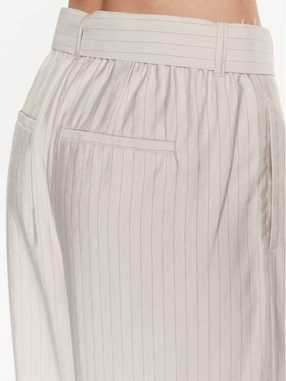 Moss Copenhagen Moss Copenhagen Spodnie materiałowe Joanita 17336 Beżowy Relaxed Fit