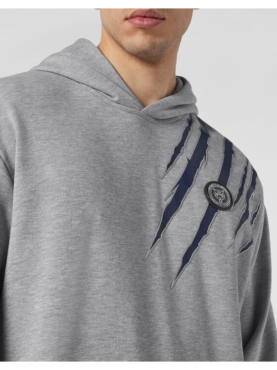 Plein Sport Plein Sport Felpa 14515 Grigio Regular Fit