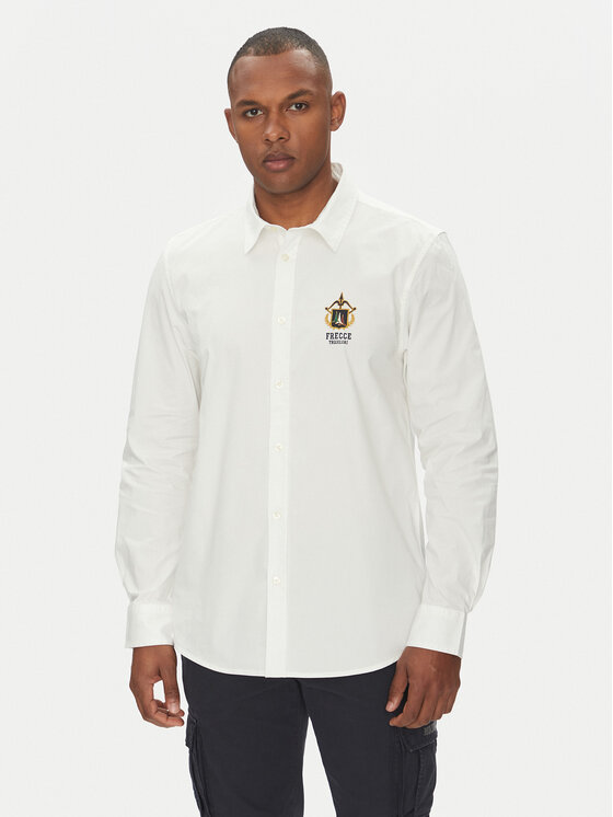 Aeronautica Militare Aeronautica Militare Košile 251CA1261CT3288 Bílá Regular Fit