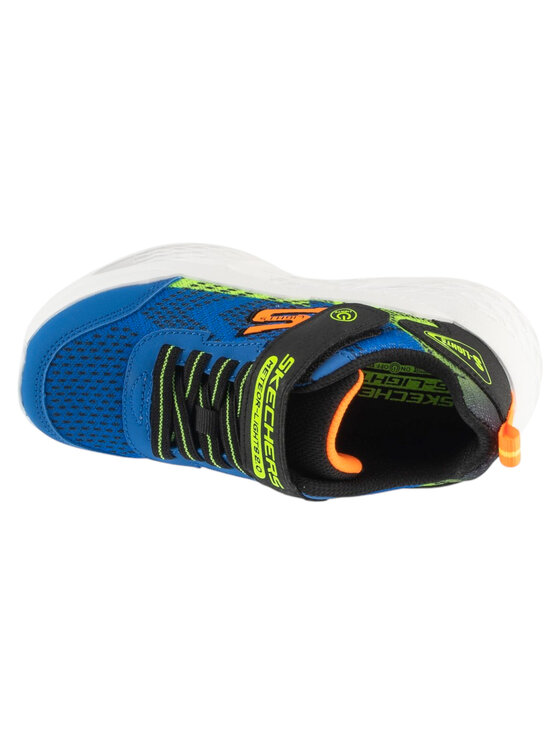 Skechers Skechers Sneakersy Meteor-Lights - Krendox Niebieski