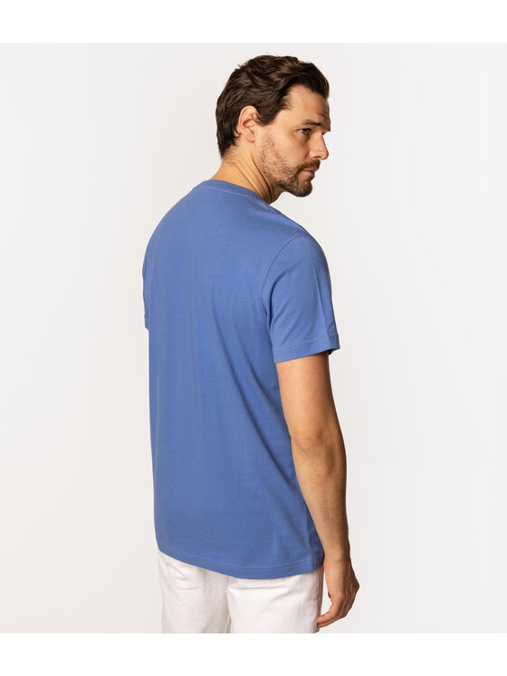 Lee Cooper Lee Cooper T-Shirt POCKET 1160 Niebieski Regular Fit