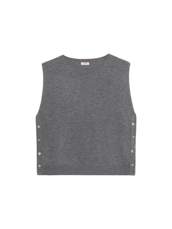 Oltre Oltre Cardigan M355J005095N013 Grigio Baggy Fit