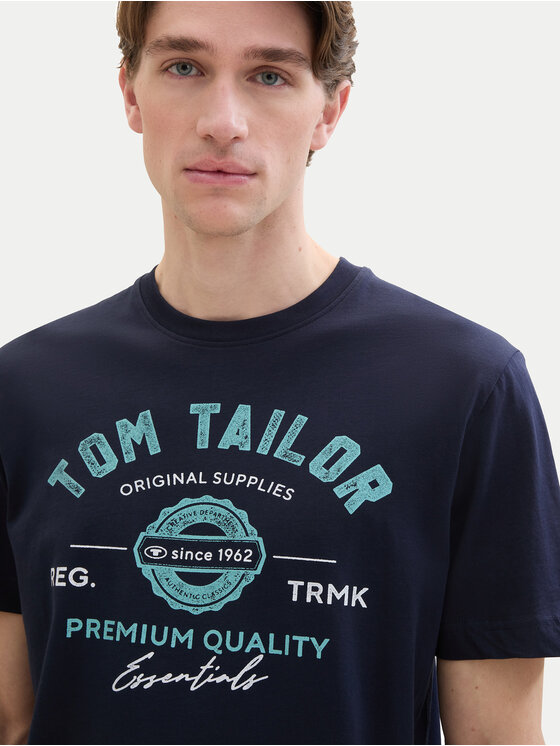 Tom Tailor Tom Tailor T-shirt 1037735 Tamnoplava Regular Fit