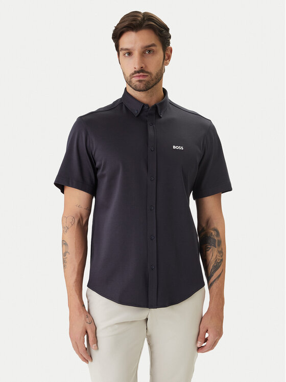 BOSS BOSS Marškiniai ST Motion 50555951 Tamsiai mėlyna Regular Fit