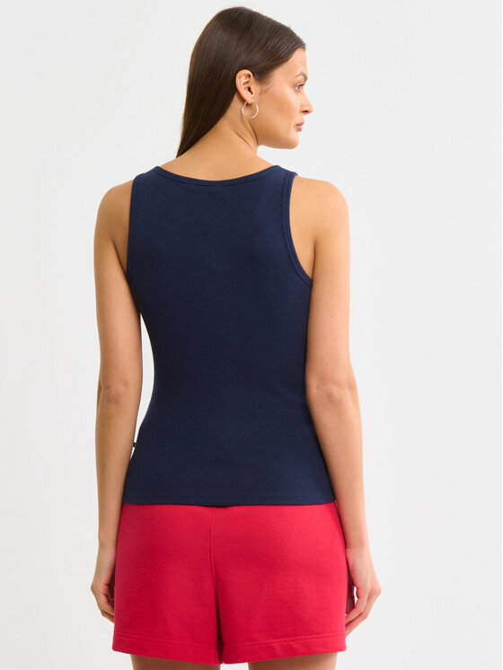 BIG STAR BIG STAR Top AURELA_403_150 Granatowy Basic Fit