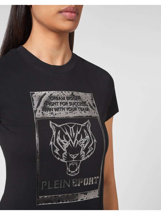 Plein Sport Plein Sport T-Shirt 2125 Czarny Regular Fit