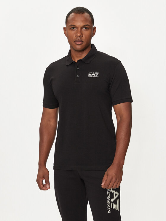EA7 Emporio Armani Polo 6DPF16 PJVQZ 1200 Noir Regular Fit