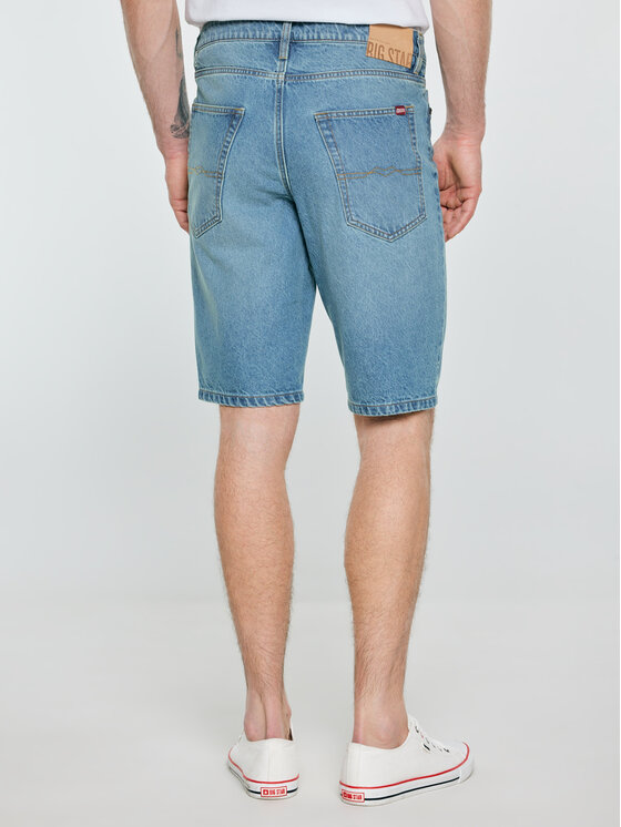 BIG STAR BIG STAR Kurtka jeansowa COLTER Niebieski Regular Fit